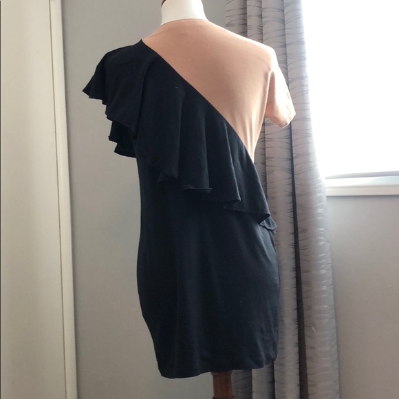 Uniqlo t-shirt ruffle mini dress - Picture 3 of 4